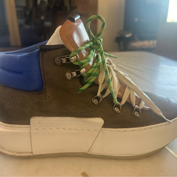 A.S 98 lace up brown boots with zip side EU 41 worn a couple times - Picture 2 of 5